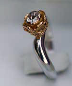 Bague diamant taille ancienne